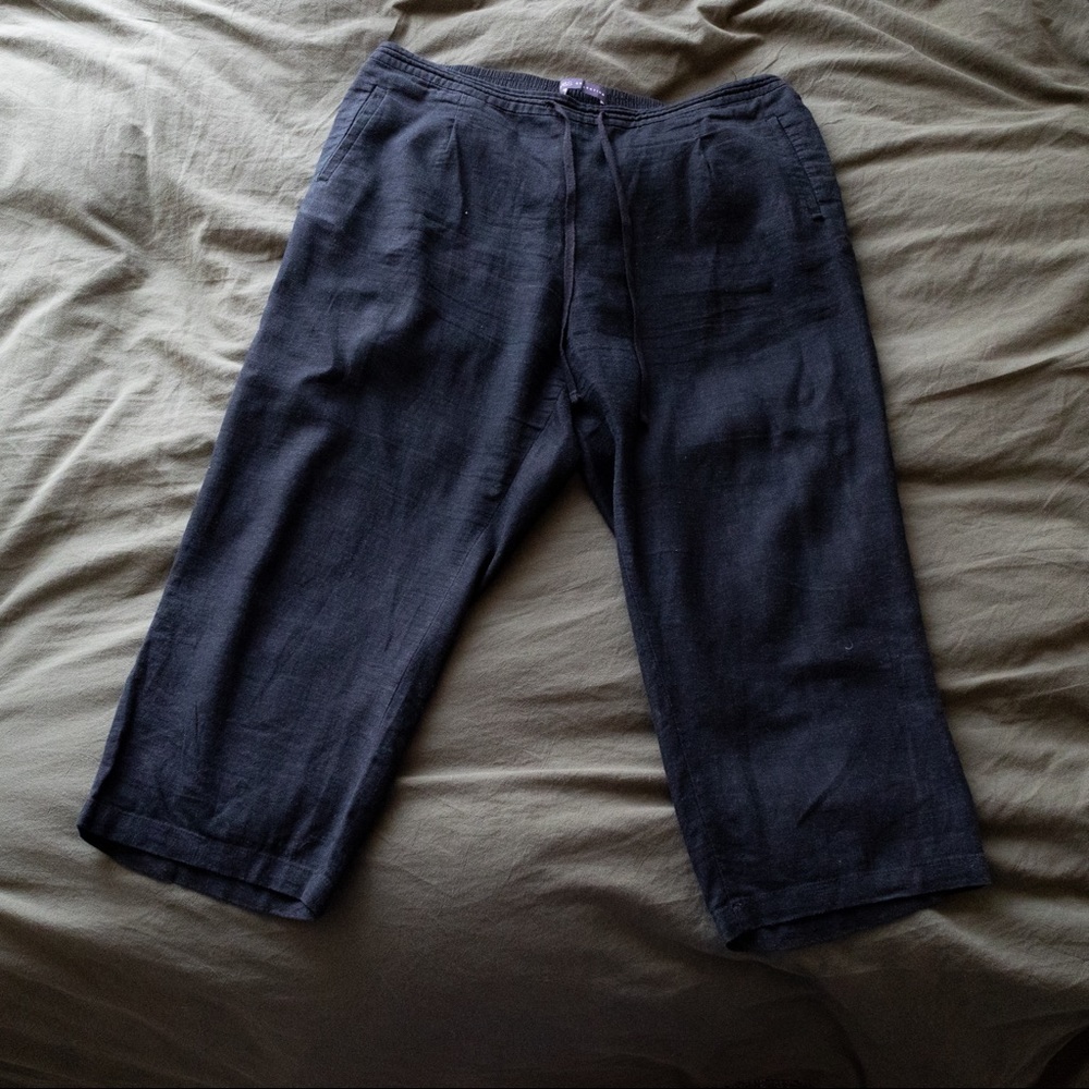 Marks and Spencer Cropped Linen Pants